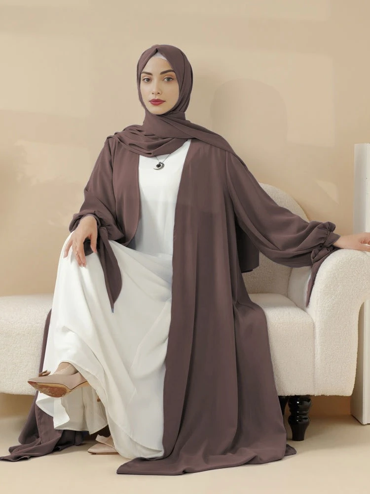 Jalabiya Women Arabic - Eid feminino abaya vestido muçulmano bandagem