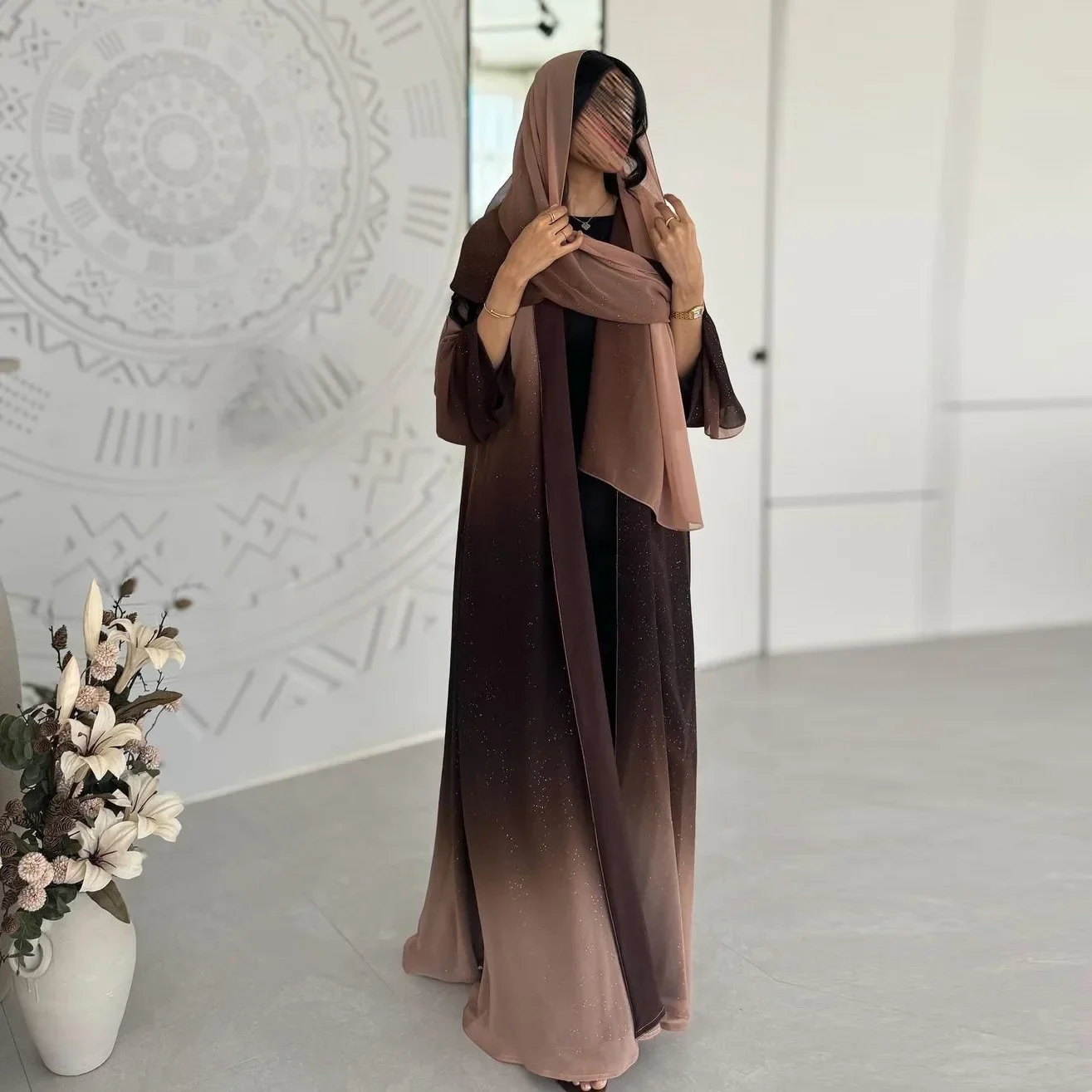 Vestido muçulmano de quimono a - Jalabiya Women Arabic avaliação e preço