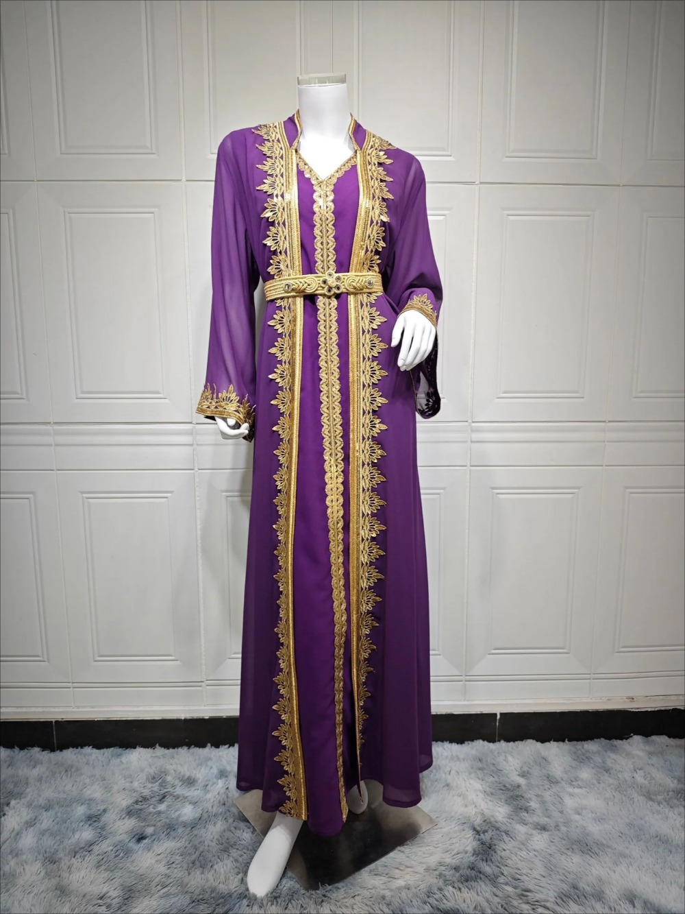 Eid muçulmano feminino vestido - Jalabiya Women Arabic avaliação e preço