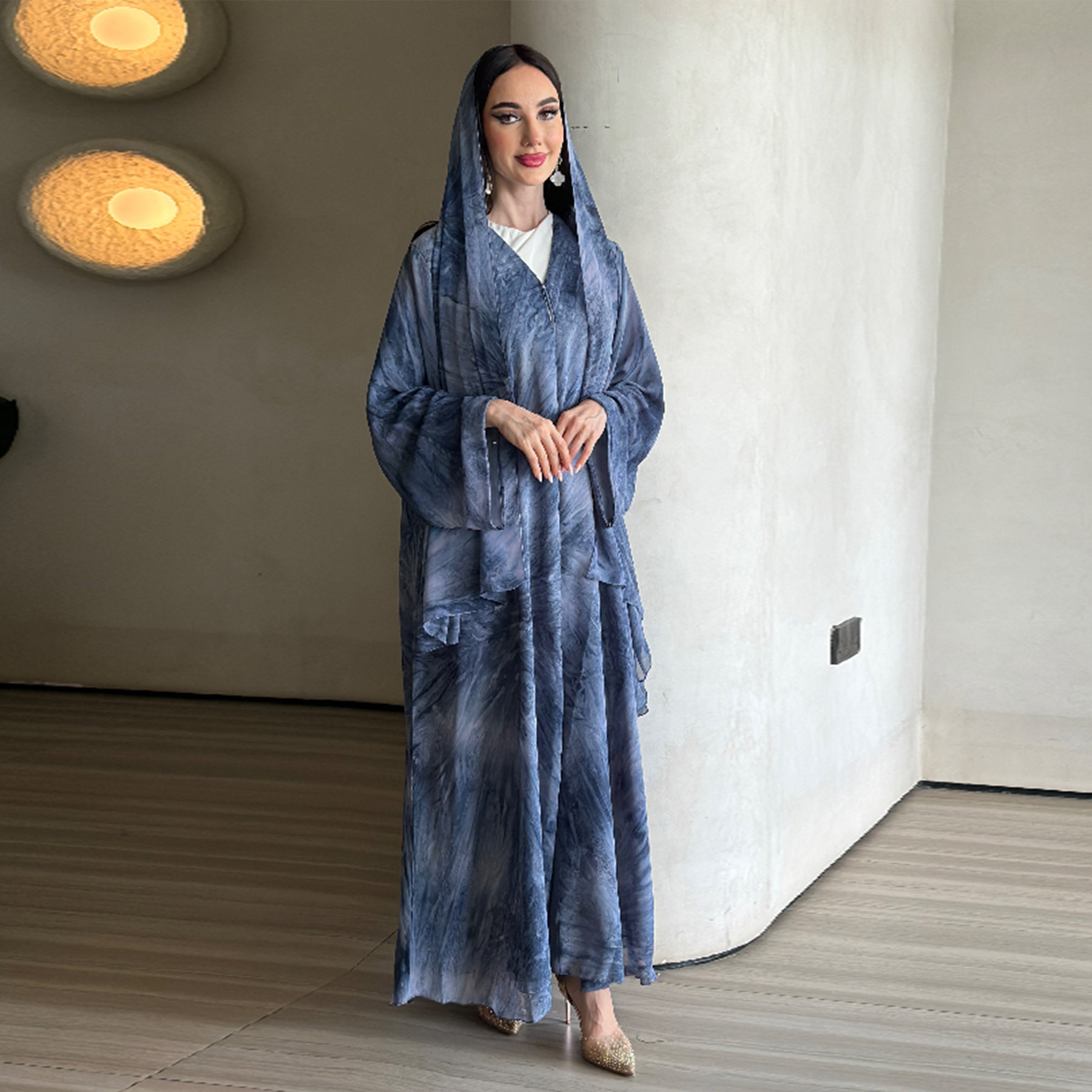 Vestido Abaya Cardigã Muçulman - Jalabiya Women Arabic avaliação e preço