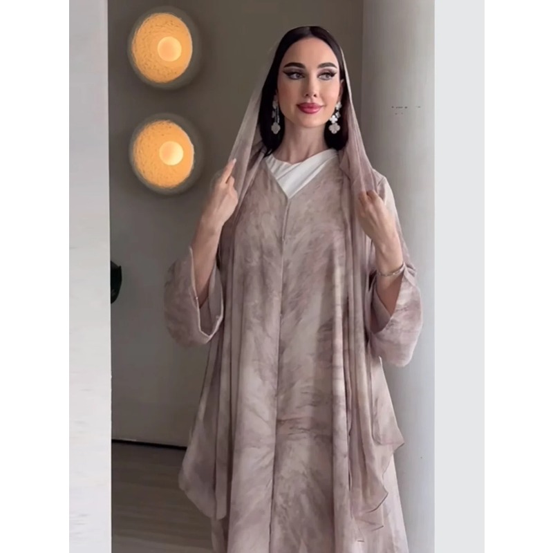 Vestido Abaya Cardigã Muçulman - Jalabiya Women Arabic avaliação e preço