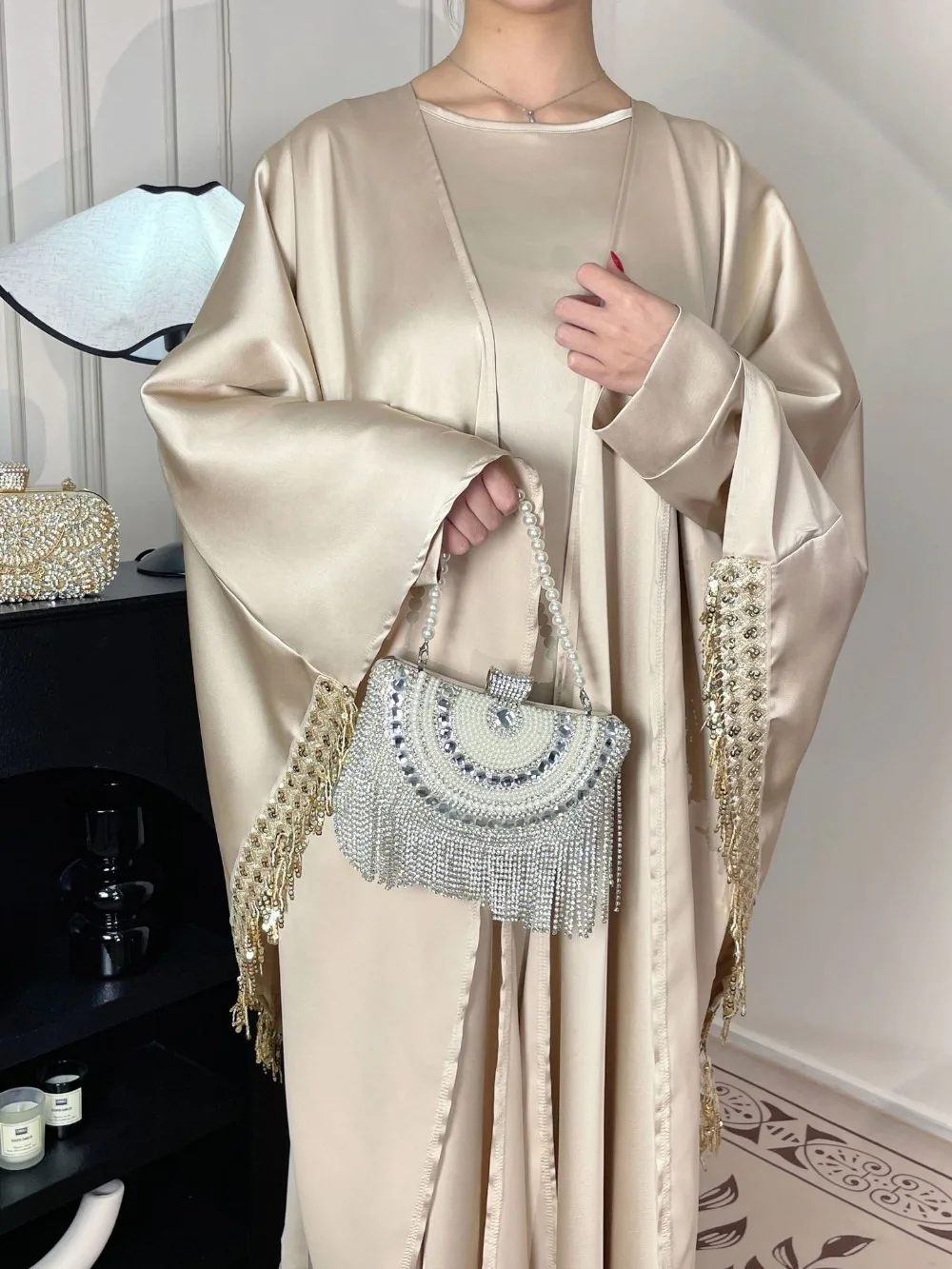 Mulheres muçulmanas abaya vest - Jalabiya Women Arabic avaliação e preço