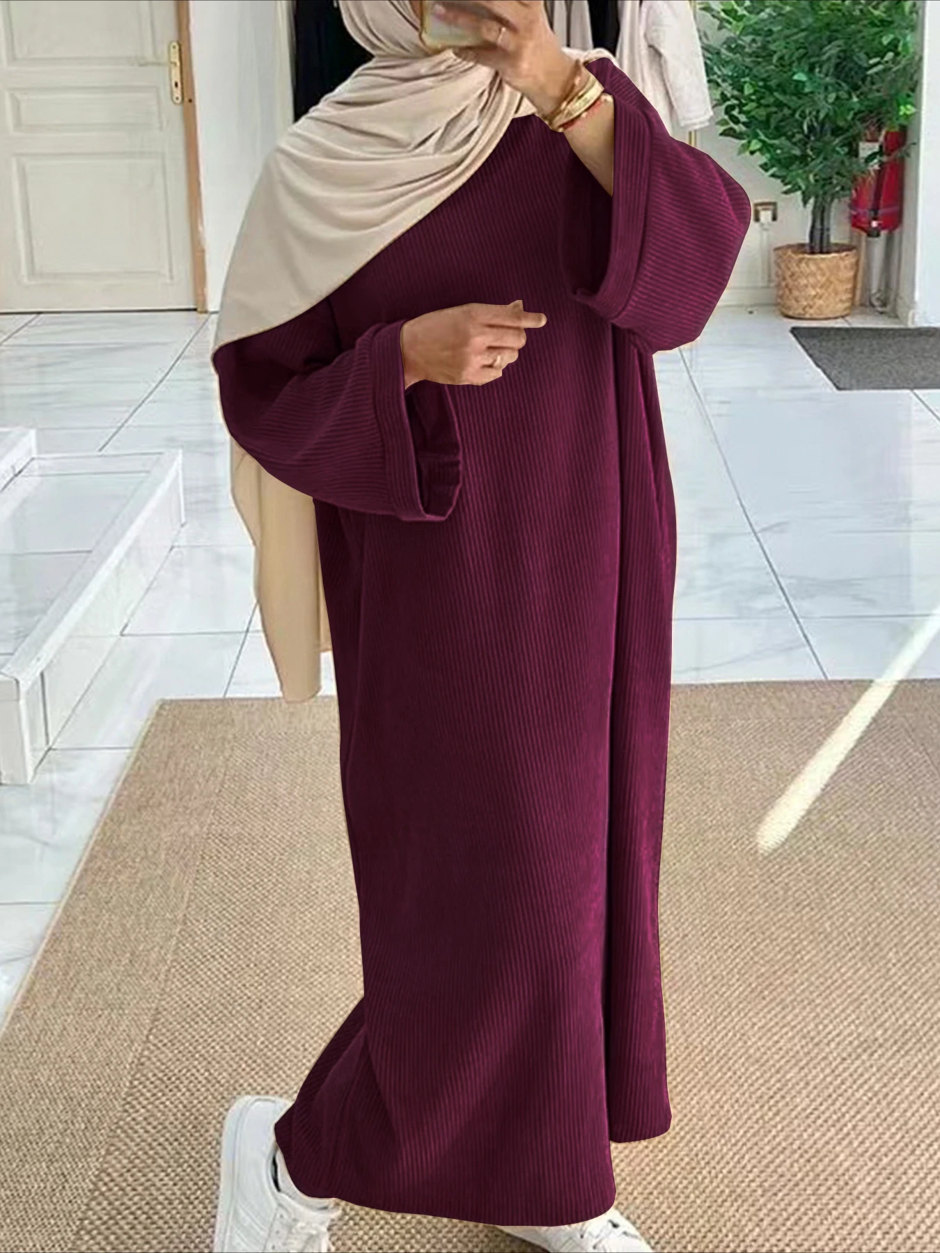 Eid muçulmano feminino vestido - Jalabiya Women Arabic avaliação e preço